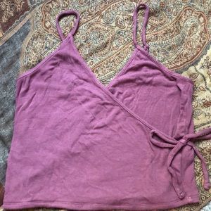 <4/$15> Garage Wrap faux tie Tank
